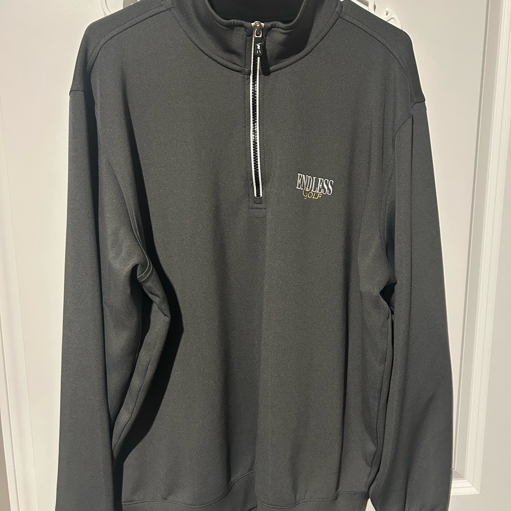 Men's Fairway and Greene Gray Golf Quarter Zip